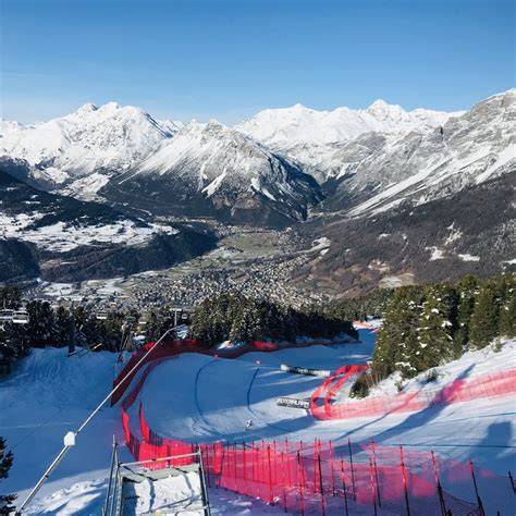 Snowpark di Bormio con strutture per freestyle e sciatori di diversi livelli