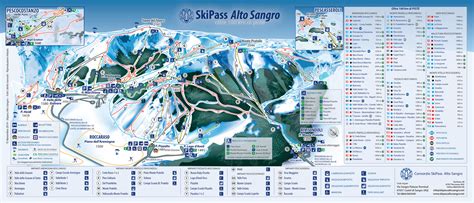 Mappa delle piste da sci di Roccaraso