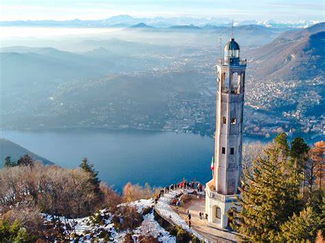 vista panoramica sul Lago di Como da Brunate