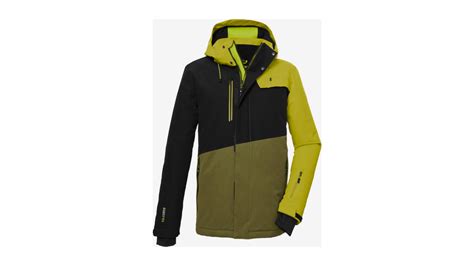 Collage di diverse tipologie di giacche da snowboard: hardshell, softshell, isolata e anorak.