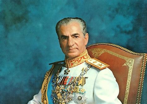 Ritratto di Reza Pahlavi in esilio