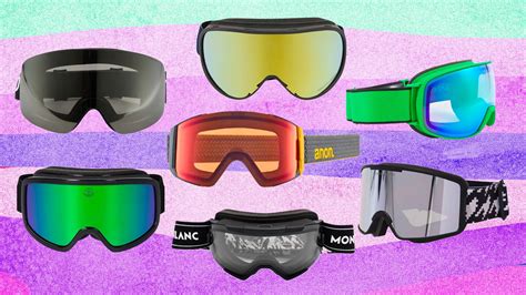 Infografica comparativa dei colori delle lenti per maschere da snowboard e le relative condizioni di utilizzo.