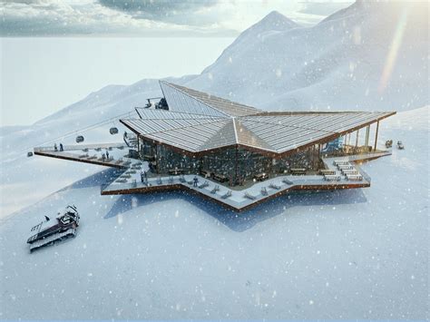 rendering 3D della nuova telecabina Pila-Couis immersa nel paesaggio montano