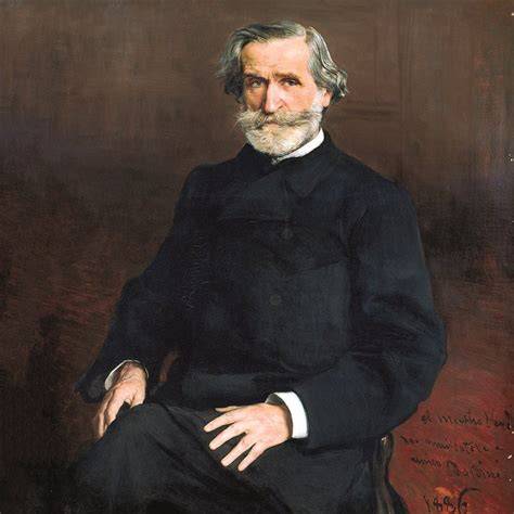 ritratto di Giuseppe Verdi e dettagli della sua casa natale