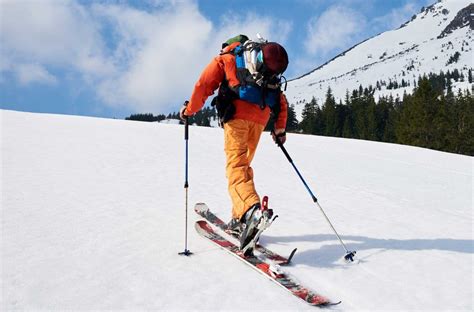 Infografica che illustra l'equipaggiamento essenziale per lo sci alpinismo e il gioco