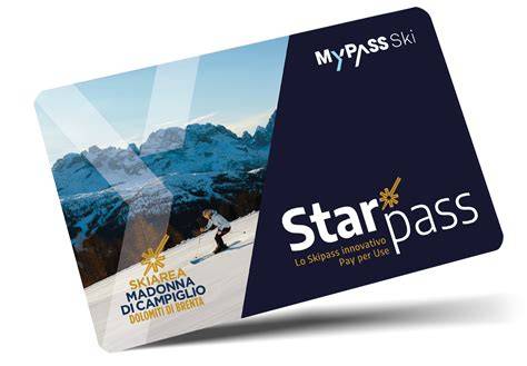 Illustrazione di una KeyCard per skipass con un piccolo deposito cauzionale