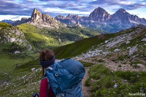 Panoramica del pendio di salita verso Forcella Giau