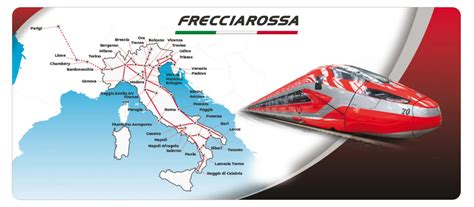 Illustrazione che mostra i diversi tipi di treni (Frecciarossa, Regionale, Intercity) e la destinazione Bardonecchia.