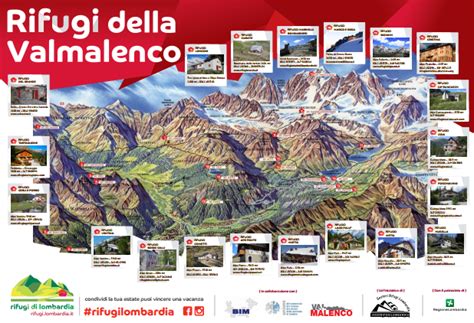 Mappa schematica dei sentieri per ciaspolate in Valmalenco.