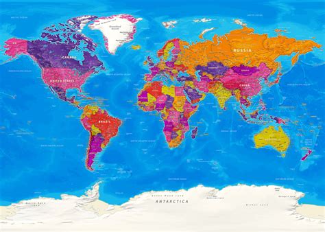 Mappa del mondo con puntatori alle principali destinazioni Valtur e Alpitour