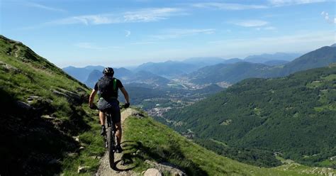 Mappa stilizzata dei sentieri MTB della Val delle Mine