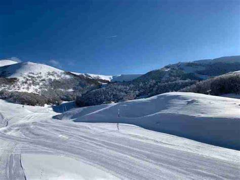 Panorama di Campo Felice con poca neve