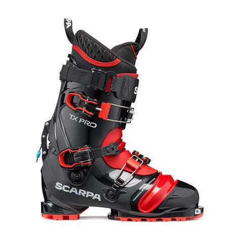 Dettaglio del soffietto di uno scarpone da telemark