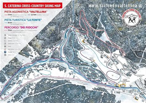 Mappa della pista di sci di fondo 