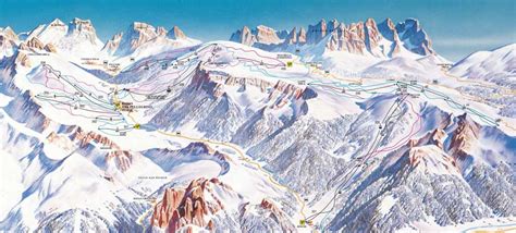 Panoramica delle piste sciistiche di Solda con vista sulle montagne dell'Ortles