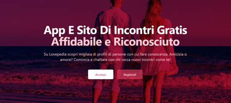 Screenshot di un sito di incontri per sportivi di montagna
