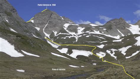 Percorso attraverso la Piana di Valrossa con sci alpinisti