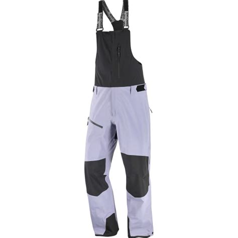 Schema della costruzione a strati del pantalone da sci Salomon FORCE PANT M, evidenziando la membrana impermeabile/traspirante e l'isolamento Primaloft.