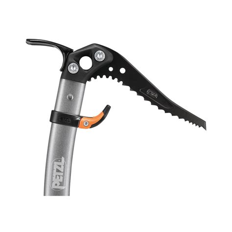 Immagine del Petzl Trigrest montato su una piccozza