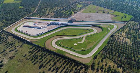 Vista aerea del circuito dell'Autodromo del Levante