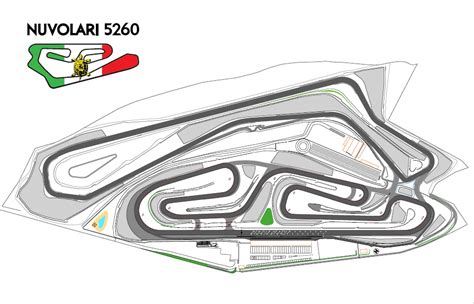 Dettaglio del rettilineo principale del Circuito Tazio Nuvolari