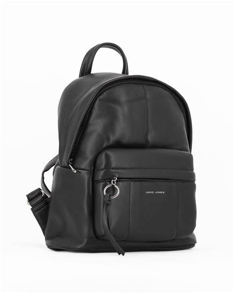 Vista frontale dello zaino con zip di accesso rapido