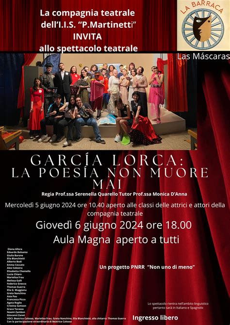 Locandina dello spettacolo teatrale
