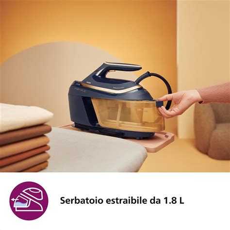 Immagine stilizzata di un ferro da stiro con una scia pulita dietro