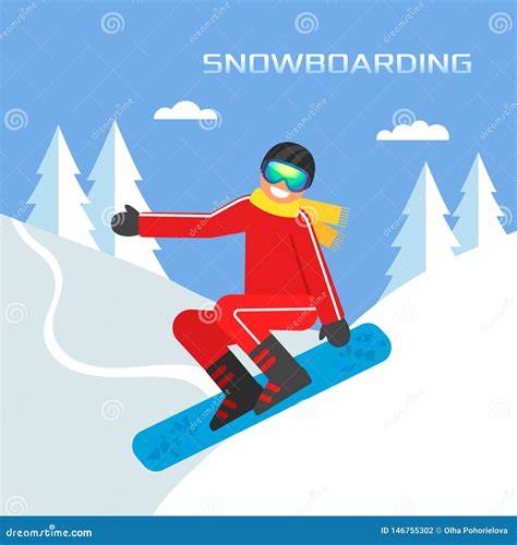 Illustrazione stilizzata di snowboarder che eseguono trick in un contesto montano.