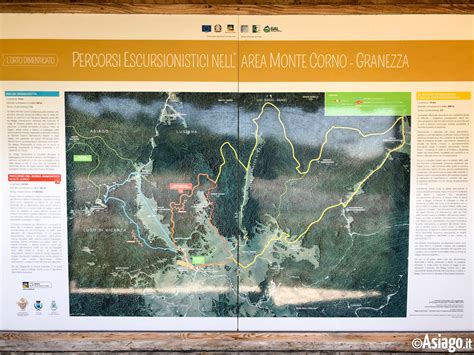mappa schematica di un itinerario escursionistico attorno a Malga Camporossignolo