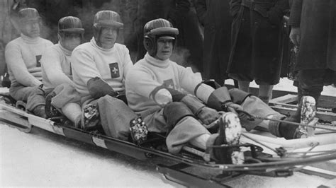 Fotografia d'archivio dei primi Giochi Olimpici Invernali a Chamonix nel 1924.