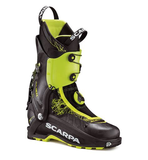 Schema con le diverse parti dello scarpone Scarpa Alien RS