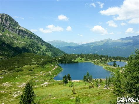 Vista panoramica sulla Cima Colbricon e sui Laghi di Colbricon
