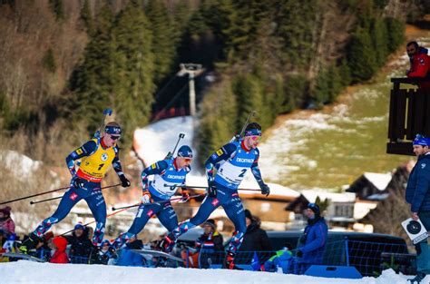 schema del circuito della Coppa del Mondo di biathlon con le nove località