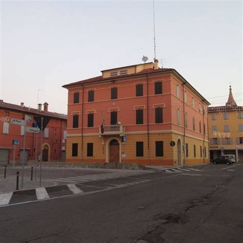 Mappa del comune di Valsamoggia con indicata la posizione della pista di pattinaggio a Crespellano