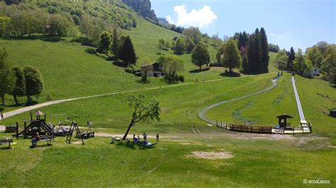 Mappa della viabilità e delle aree di sosta intorno alla funivia dei Piani d'Erna