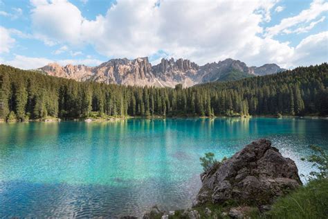Schema degli impianti di risalita di Carezza al Lago con indicazione delle principali stazioni