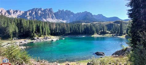 Webcam panoramica di Carezza al Lago che mostra le piste e le montagne circostanti