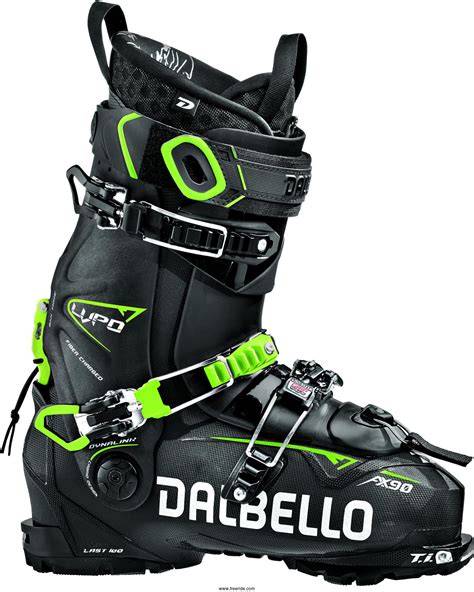 Foto del Dalbello Lupo AX 90 in azione su un pendio innevato