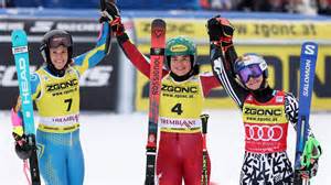 Tabella dei risultati di Michele Cantova nello slalom gigante femminile delle HKR