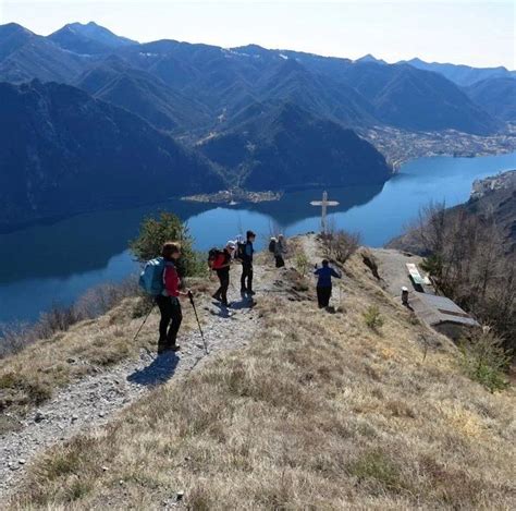 Sentiero ripido verso il Monte Zulino con vista panoramica