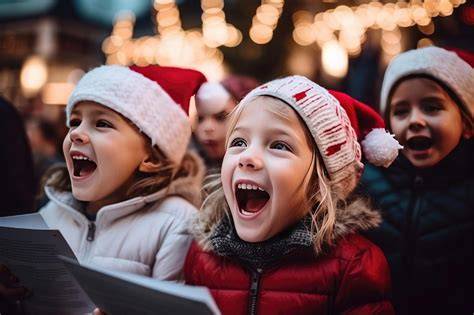 Bambini che cantano i Kalanta natalizi