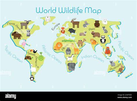 Illustrazione della fauna selvatica tipica dell'habitat del Lake Louise