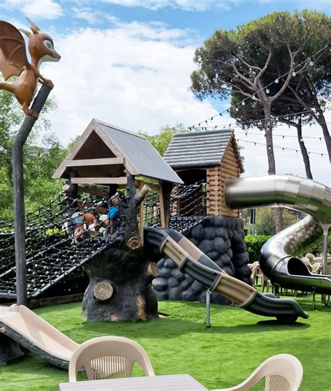 Area giochi per bambini Brunoland a Obereggen con varie attrazioni