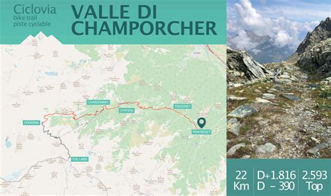 Mappa stradale per raggiungere la Valle di Champorcher