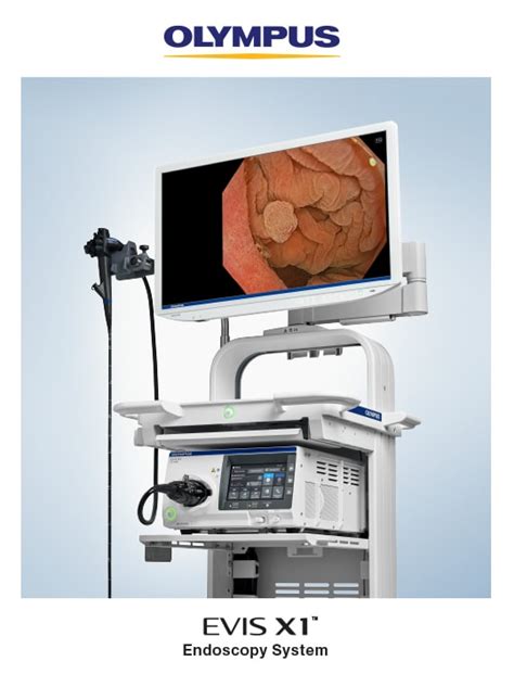 Immagine di un endoscopio moderno compatibile con la piattaforma Olympus EVIS X1