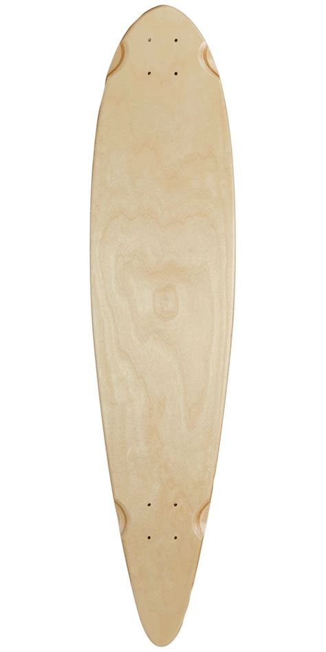 Schema che illustra le diverse forme dei deck per longboard (pintail, drop-down, double drop, kicktail, drop-through)