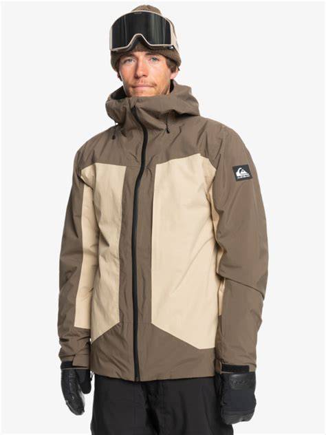Schema delle caratteristiche tecniche di una giacca da snowboard Quiksilver