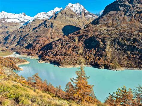 Mappa panoramica della zona del Lago di Place Moulin e del Rifugio Prarayer