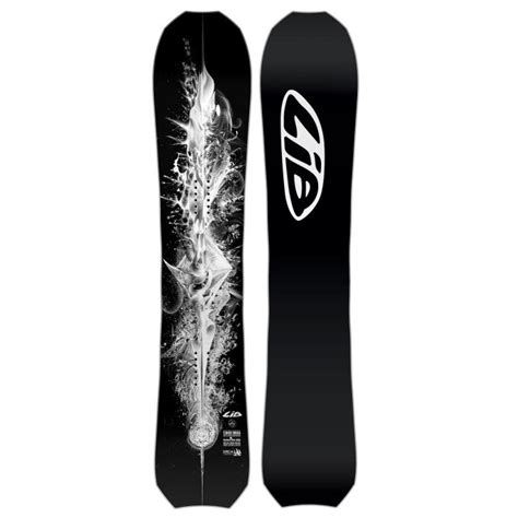 Logo Lib Tech e immagini di tavole snowboard stilizzate